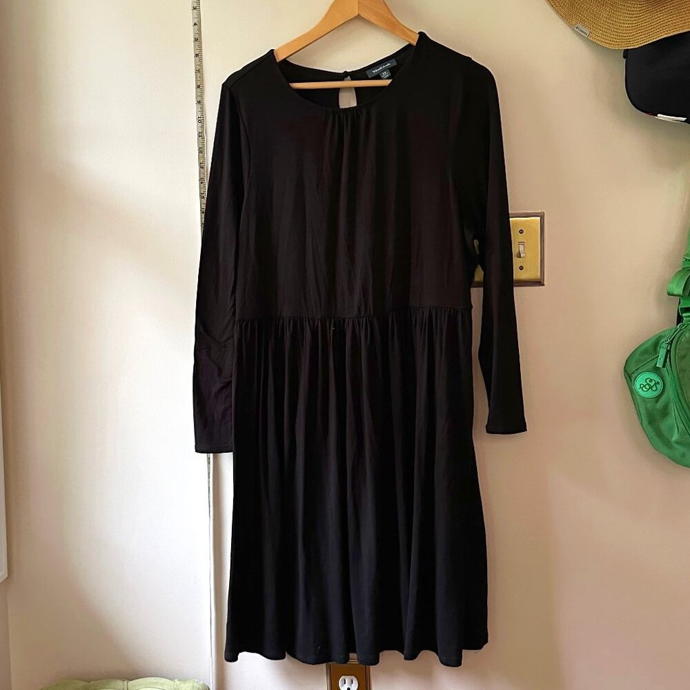 Modcloth long sleeve dress, 2X, black